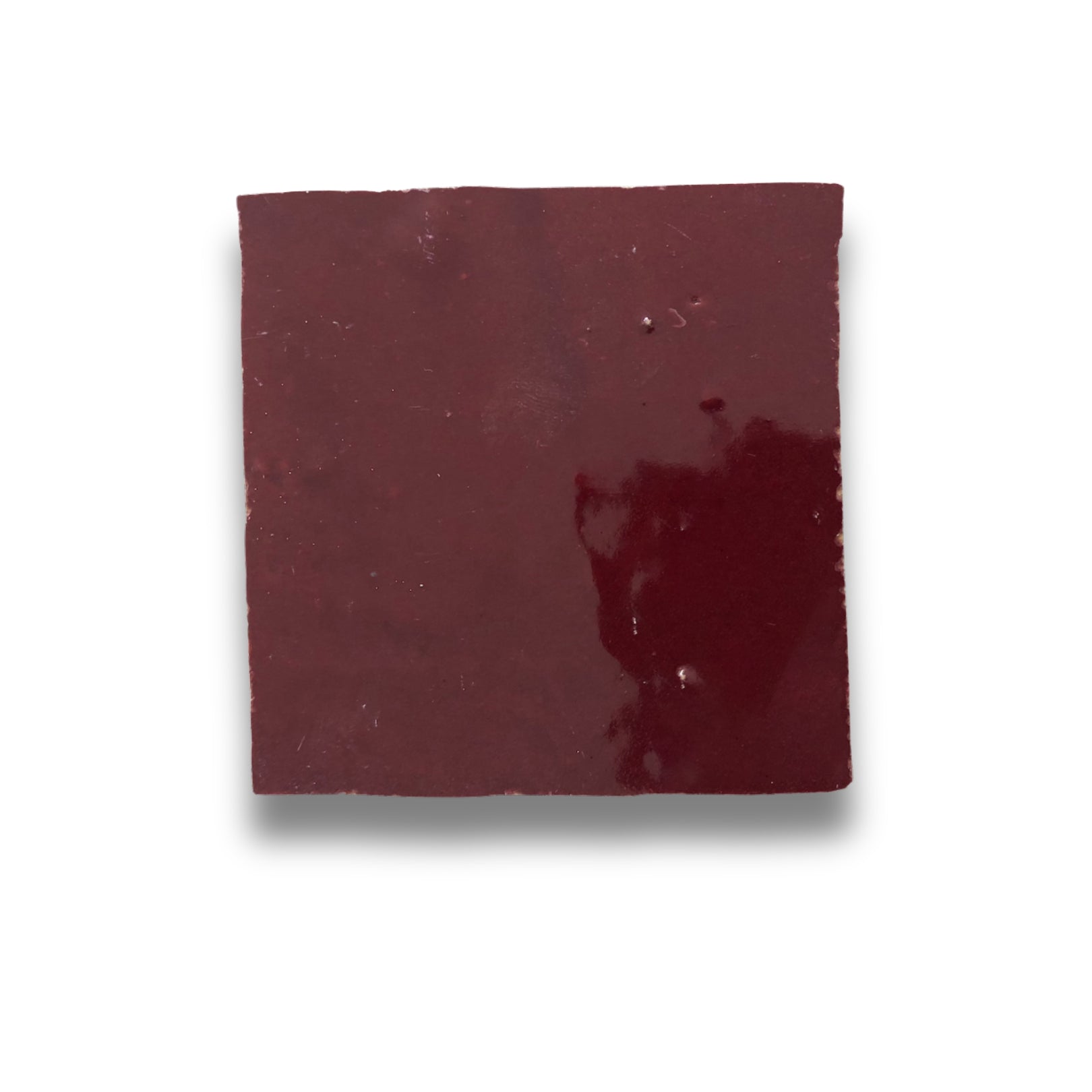 Richard ceramic 平皿 Marsala Zellige Shiraz 100x100mm – Tile Bazaar