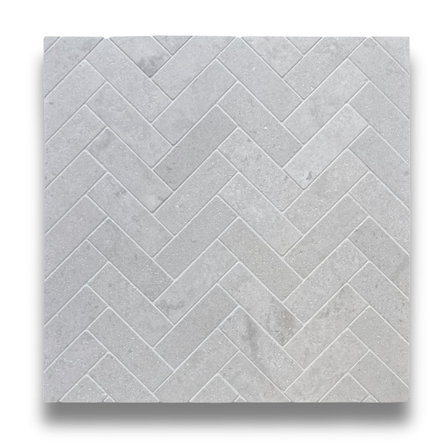 Antiqued Herringbone Travertine Gris 50x150mm