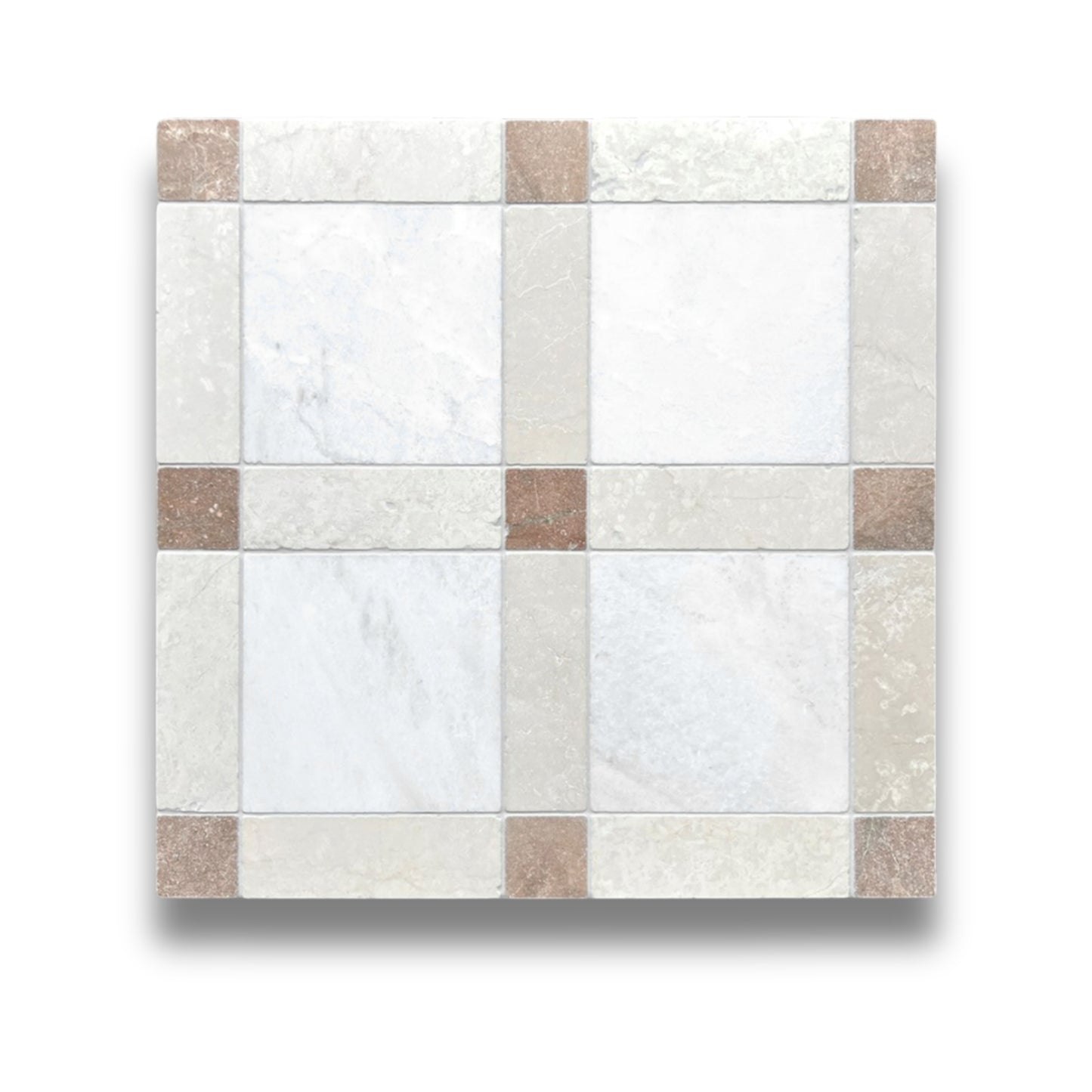 Lyon Bianco Oro Light, Botticino & Rosa Murcia