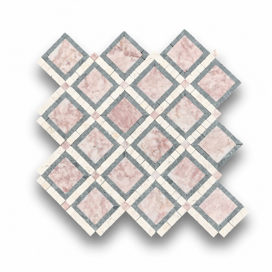 Diamond Artisan Crema Serena, Cinder Grey & Rosado