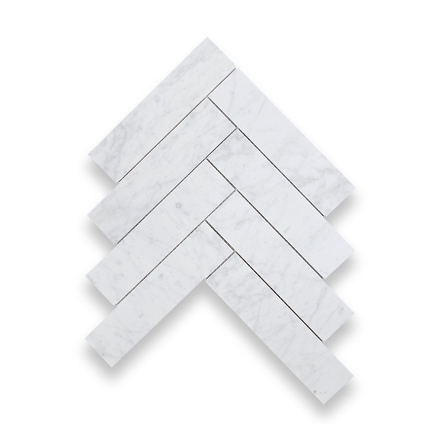 Herringbone Carrara 50x200mm
