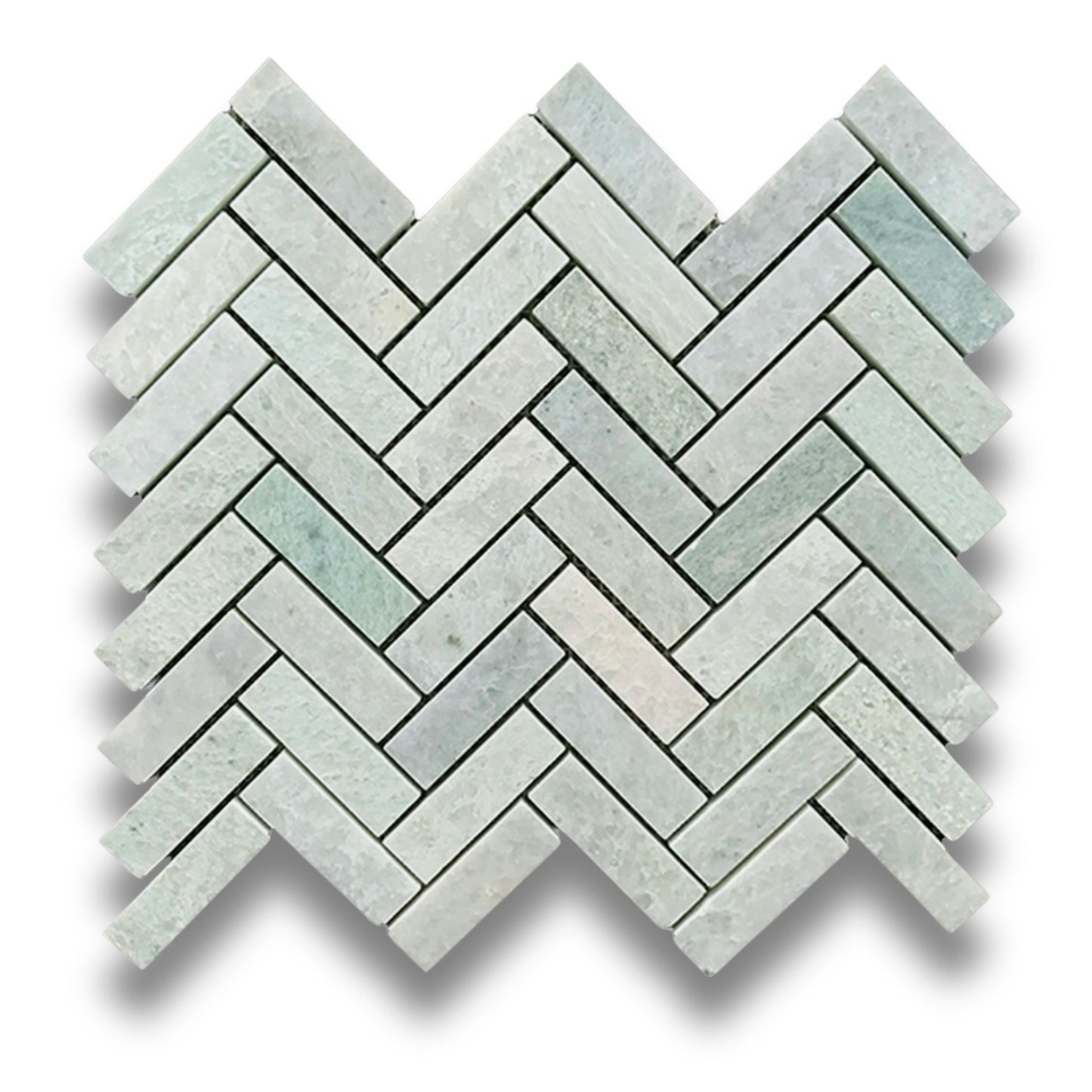 Herringbone Verdi Cristallo 20x64mm