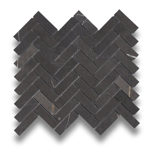 Herringbone Pietra Grey 20x64mm