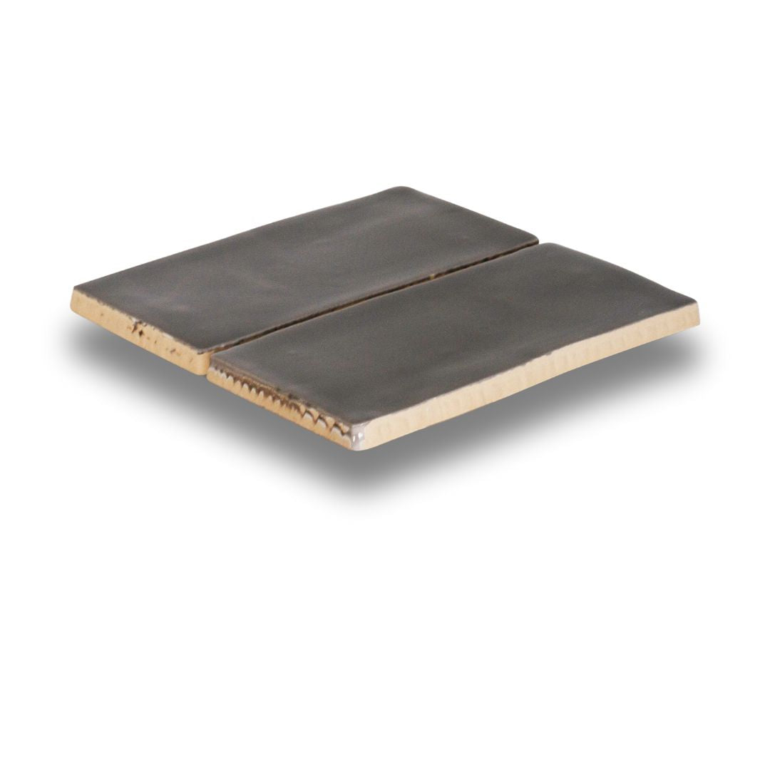 Spanish Cien Dark Grey Gloss 75x150mm