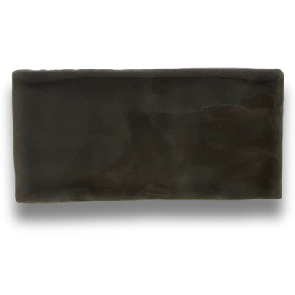 Spanish Cien Dark Grey Gloss 75x150mm
