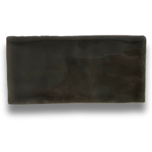 Spanish Cien Dark Grey Gloss 75x150mm