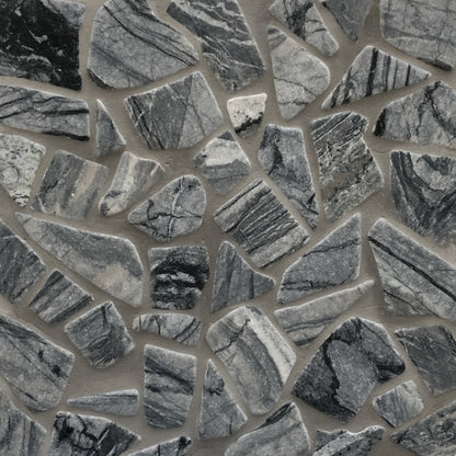 Palladiana Delta Nero Marquina Tumbled