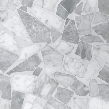 Palladiana Carrara / Bardiglio Honed