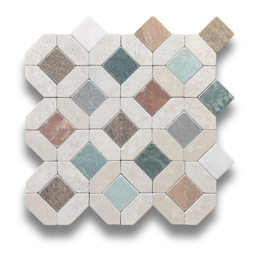 Tunis Crema Serena & Multi Colour