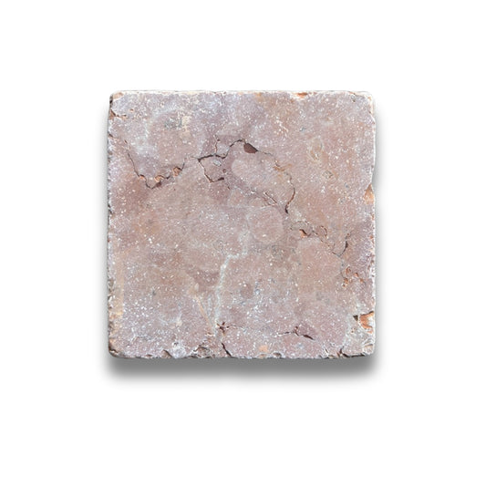 Stone Square Rosso Verona Tumbled 100x100mm