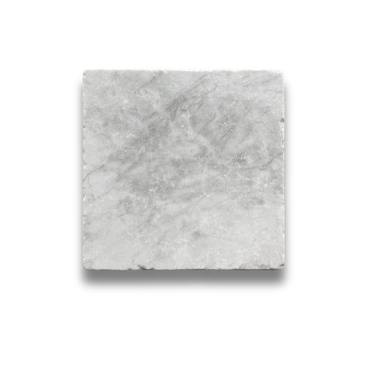 Stone Square Bianco Alto Dolomite Tumbled 100x100mm
