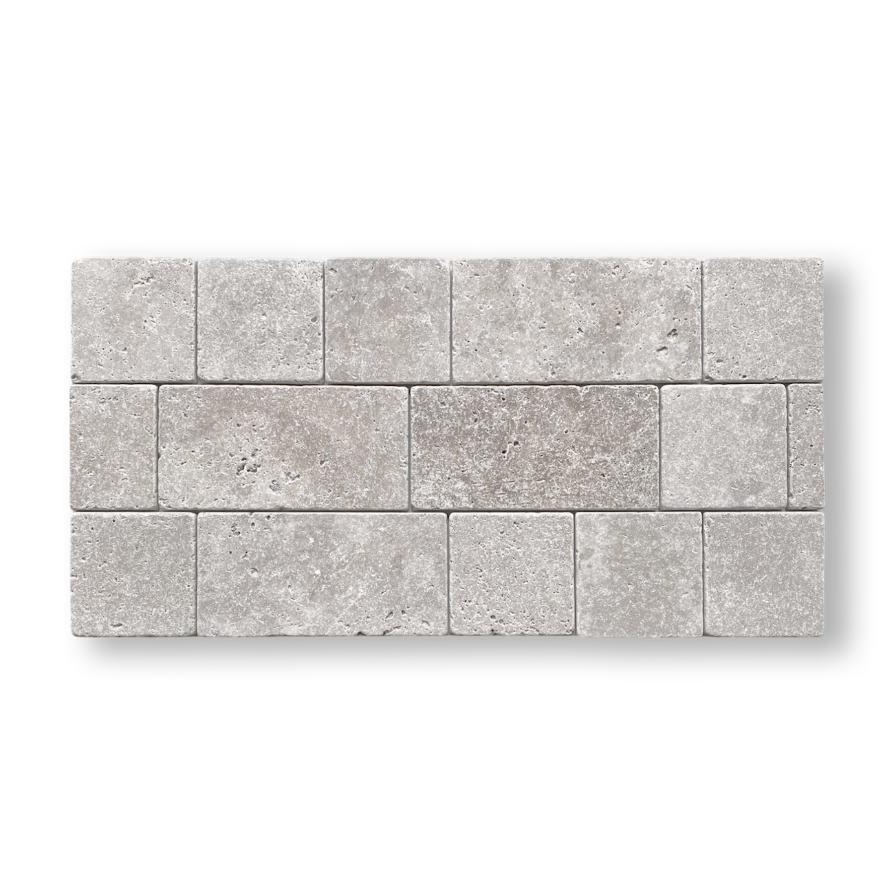Stone Subway Travertine Noce Tumbled 100x200mm