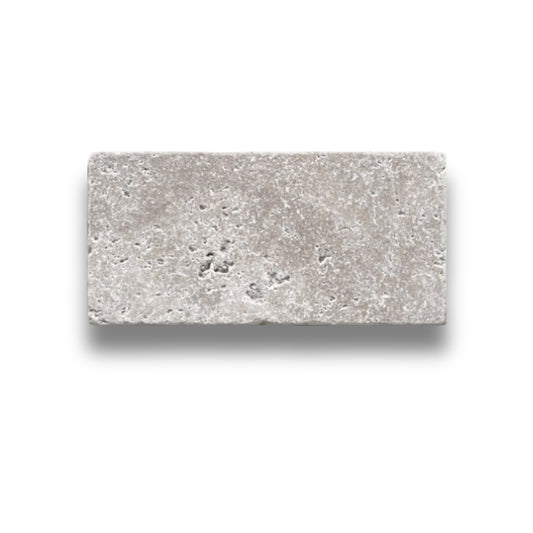 Stone Subway Travertine Noce Tumbled 100x200mm