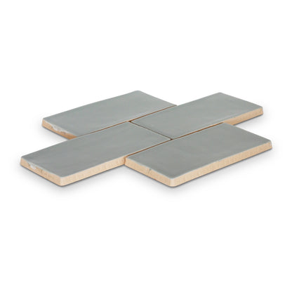 Spanish Cien Mint Green Gloss 75x150mm