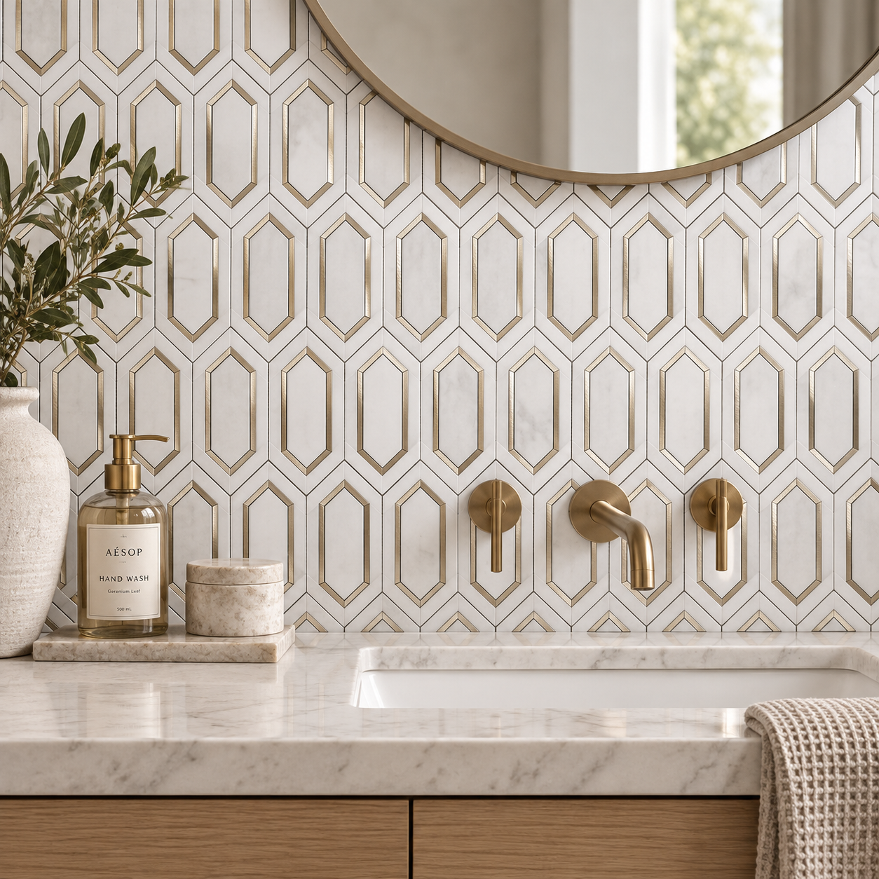 Lux Picket Gold Aluminium