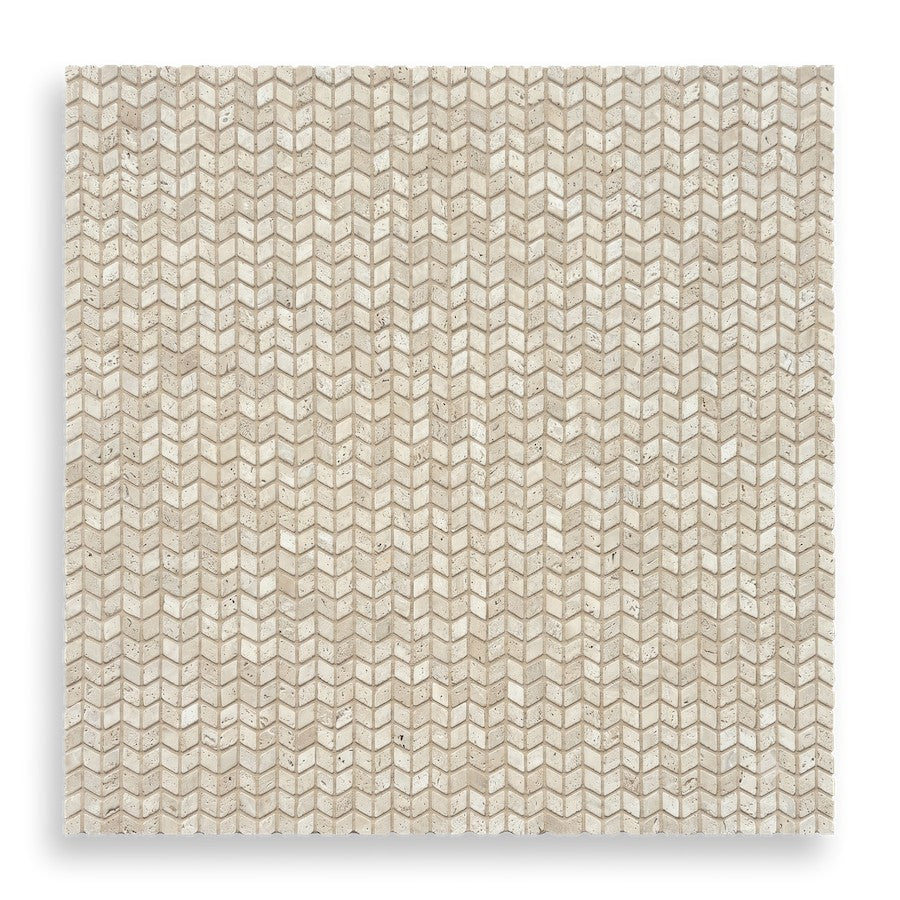 Mini Chevron Travertine Classico