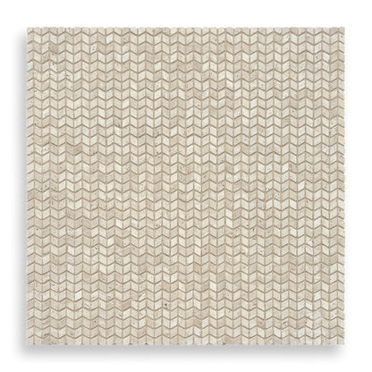 Mini Chevron Travertine Classico