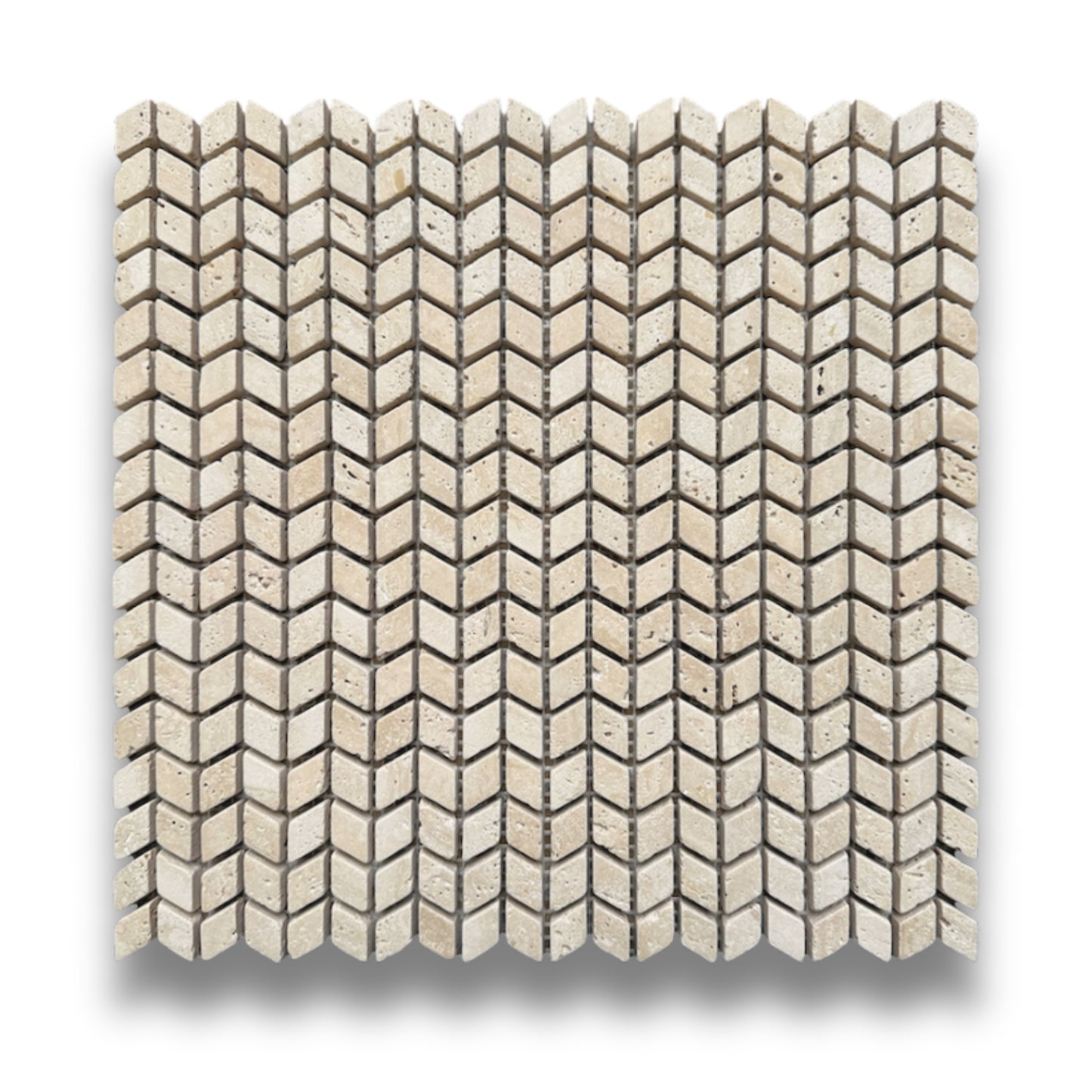 Mini Chevron Travertine Classico
