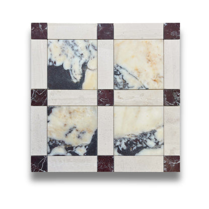 Lyon Calacatta Viola, Portuguese Beige & Rosso Levanto