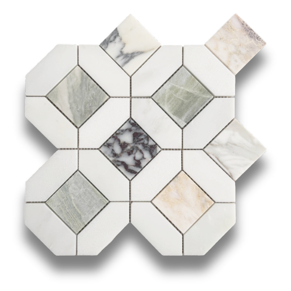Tunis XL Potamia White & Multicolour