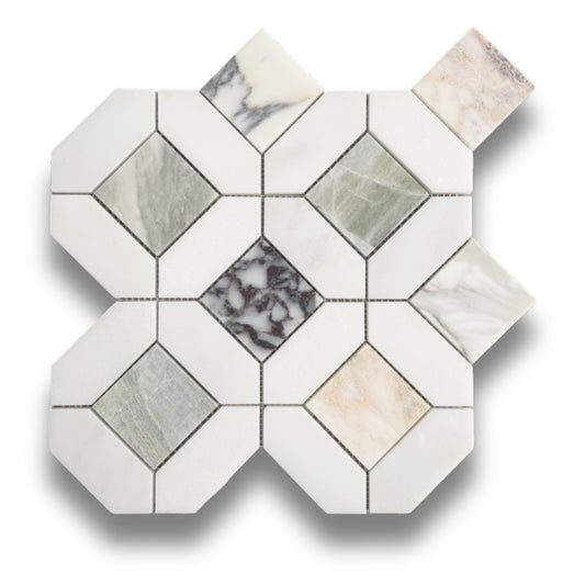 Tunis XL Potamia White & Multicolour