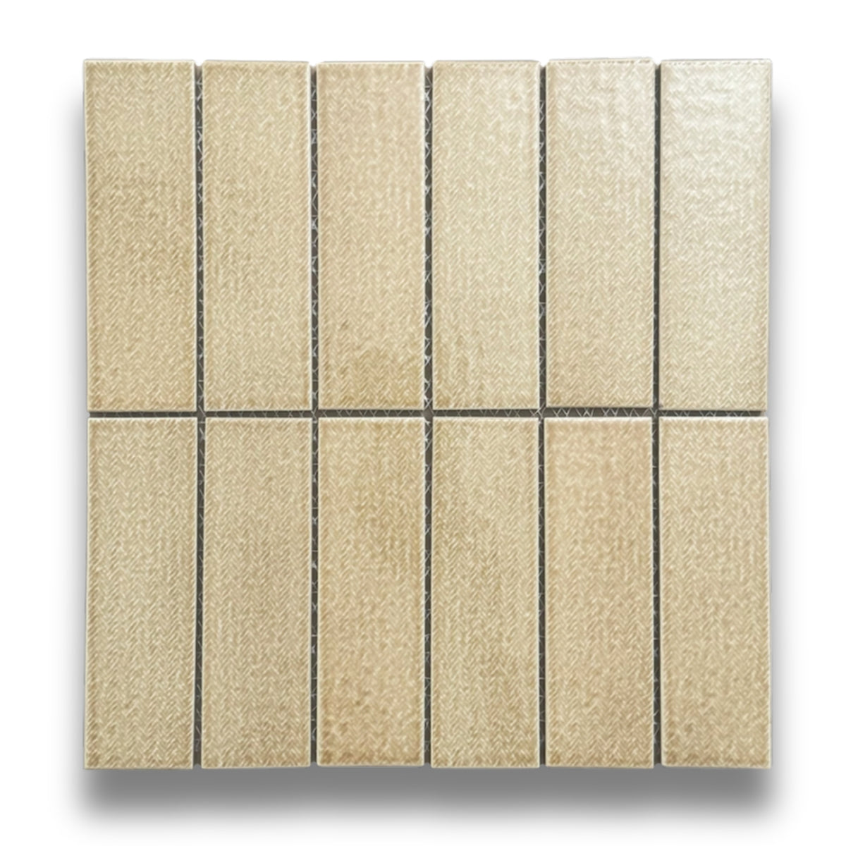 Japanese Rattan Kin (Gold) Textured Mosaic