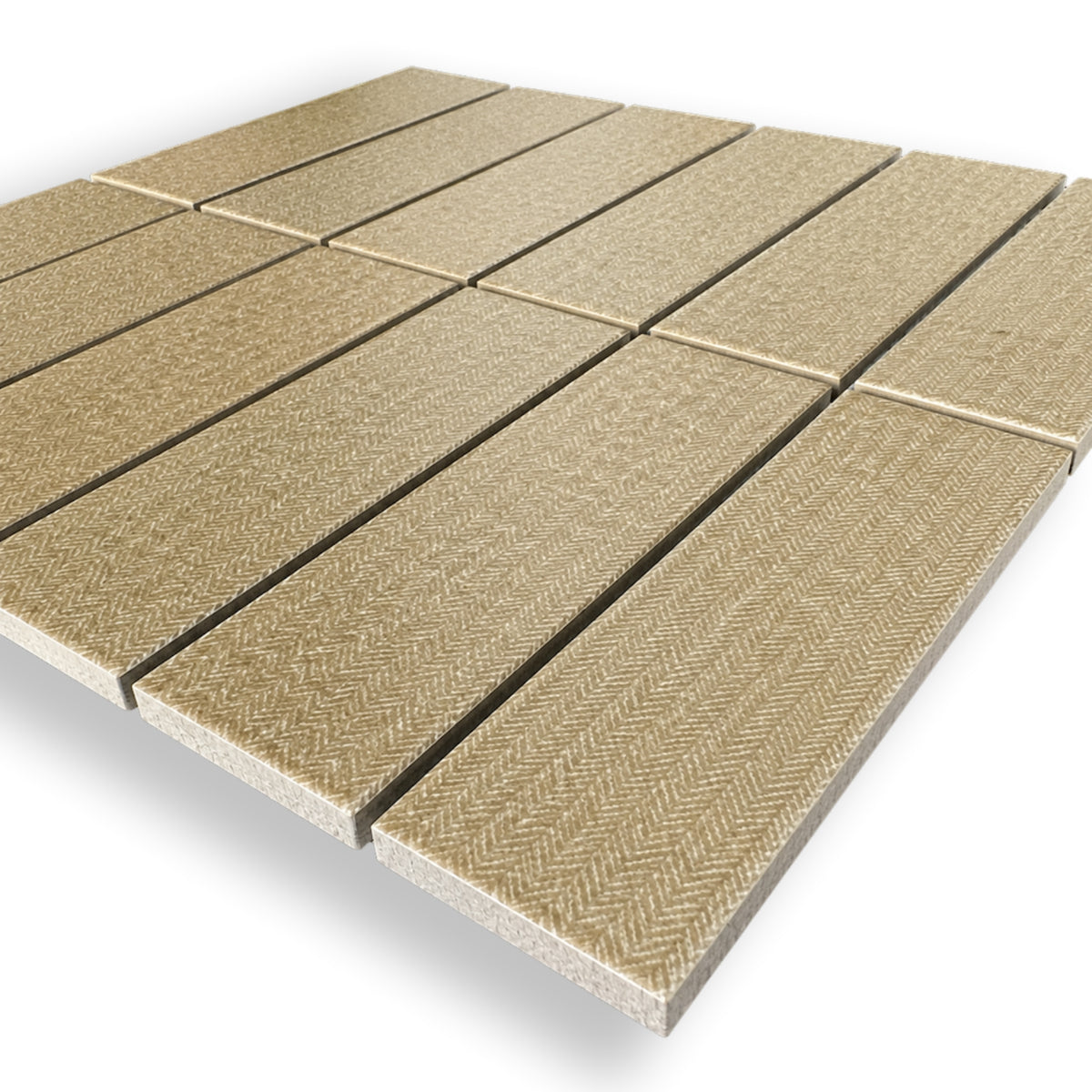 Japanese Rattan Kin (Gold) Textured Mosaic