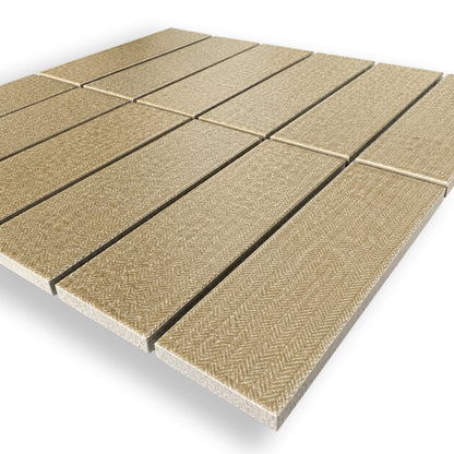 Japanese Rattan Kin (Gold) Textured Mosaic