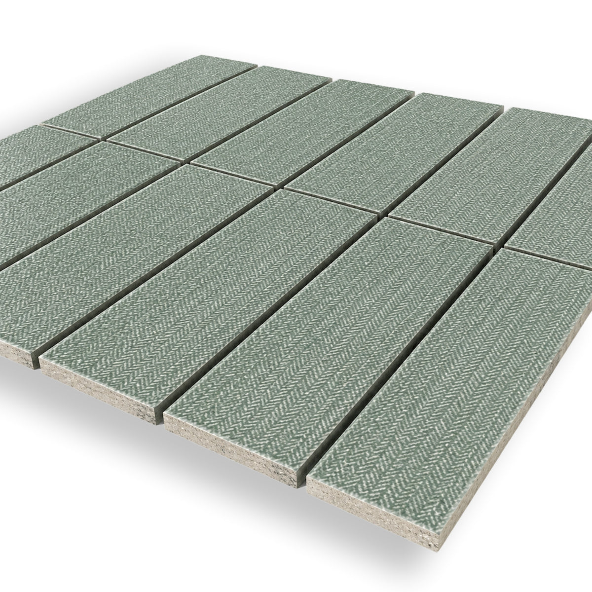 Japanese Rattan Sasa (Evergreen) Textured Mosaic