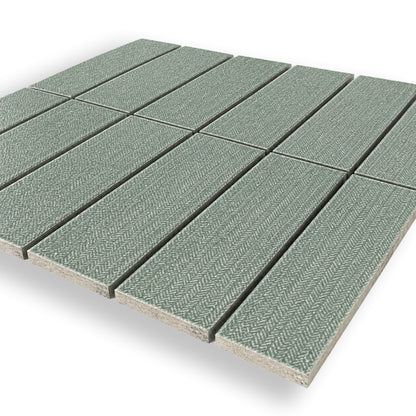 Japanese Rattan Sasa (Evergreen) Textured Mosaic