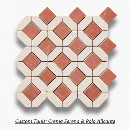 Tunis Crema Serena & Multi Colour