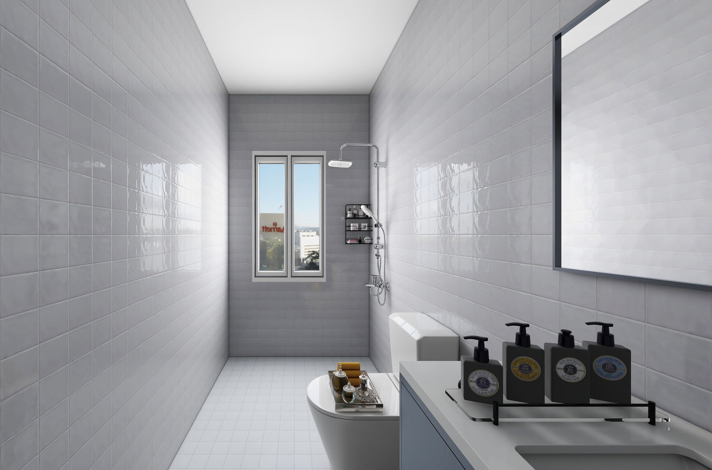 Basics White Gloss 100x100mm
