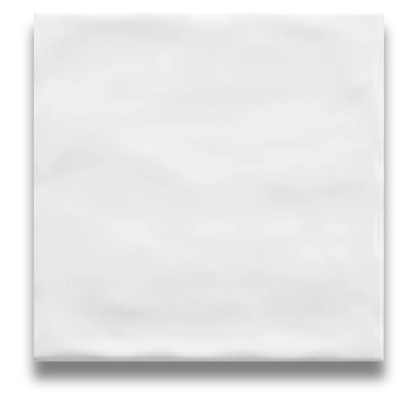 Basics White Wavy Gloss 150x150mm