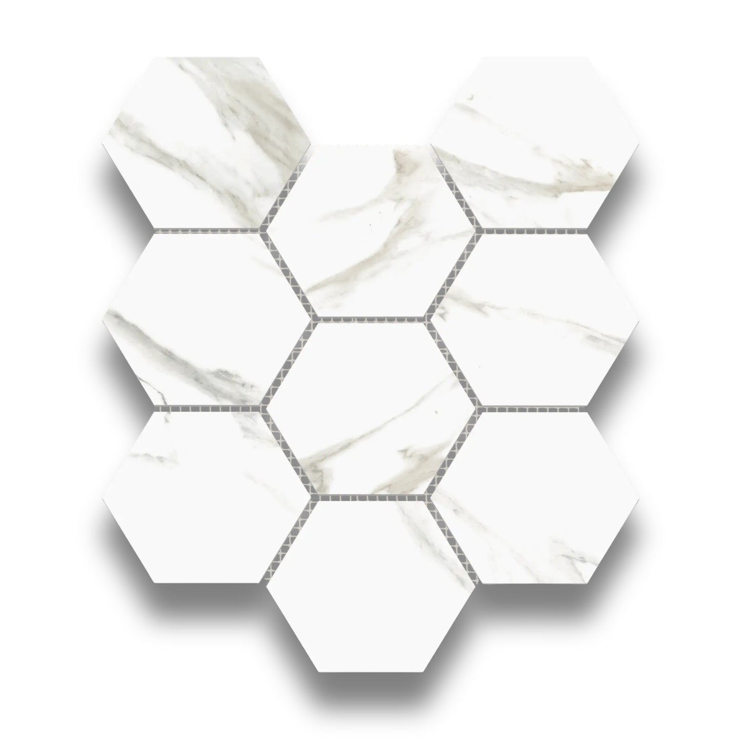 Calacutta Oro Hexagon Polished 100x100mm