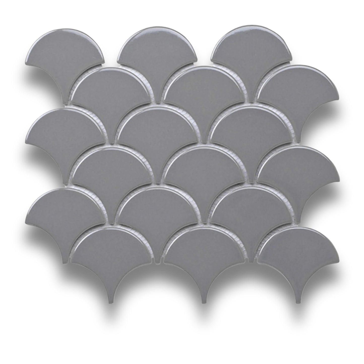 Fan Shape Grey Gloss