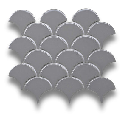 Fan Shape Grey Gloss
