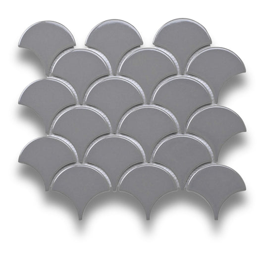 Fan Shape Grey Gloss