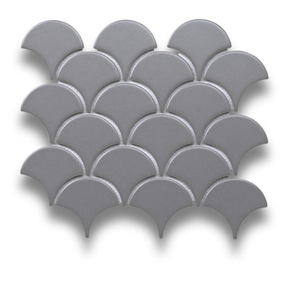 Fan Shape Grey Matt