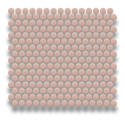 Penny Round Sugar Rose Matt