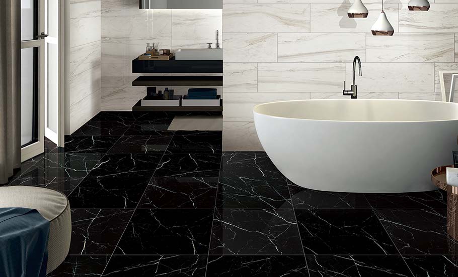 Pietra Europa Nero Marquina Polished 600x600mm