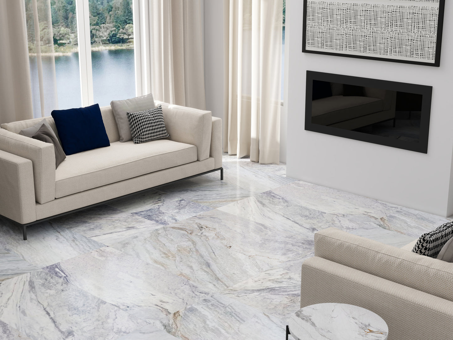 Stone Marble Bianco Oro Dark 300x600mm
