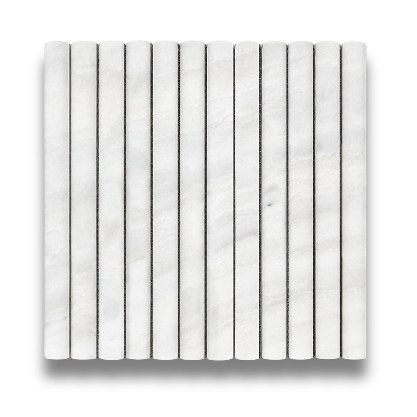 Stone Marble Pearl White Flute