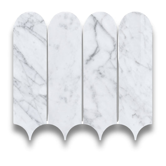 Stone Marble Bianco Carrara Feather