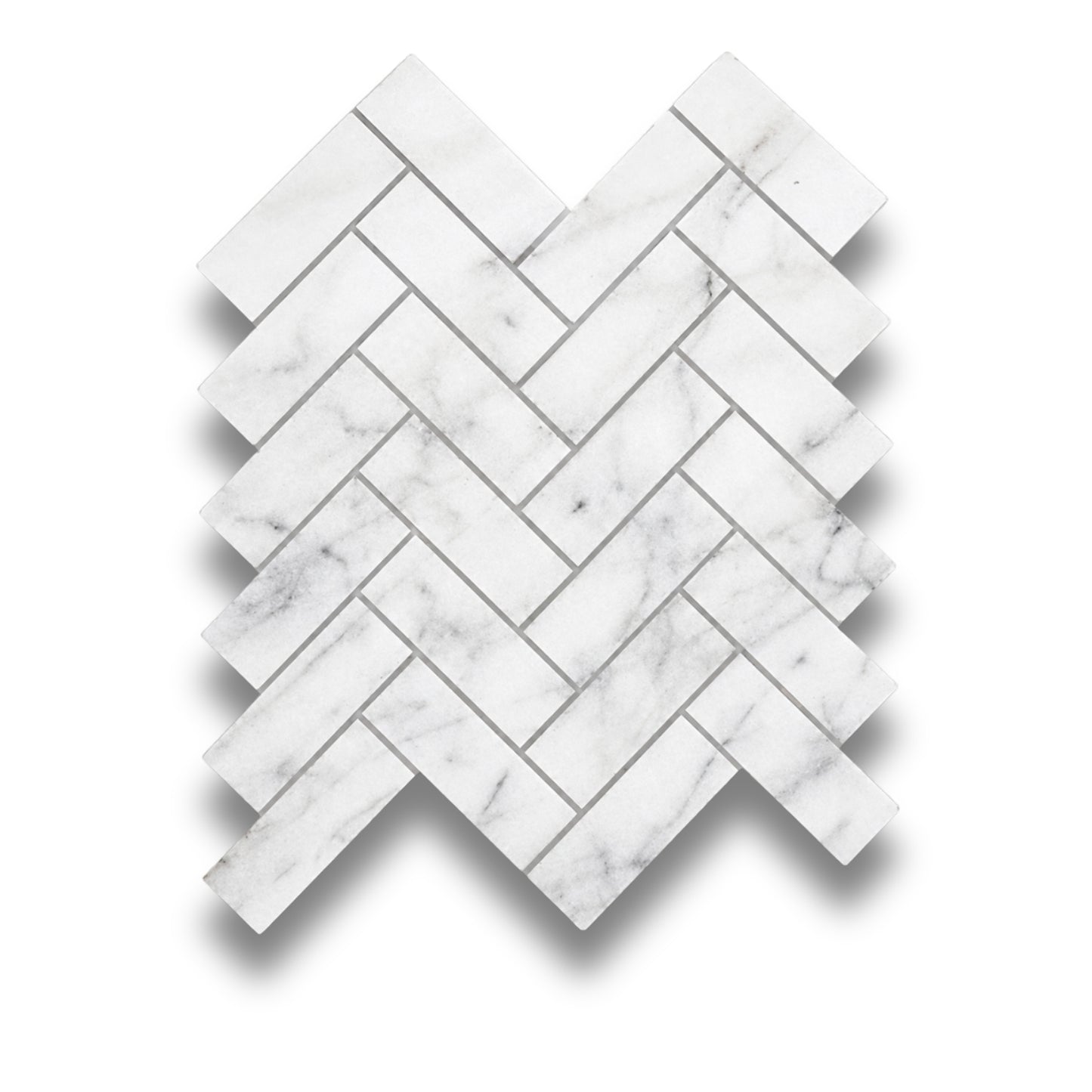 Stone Marble Bianco Carrara Brick Wave