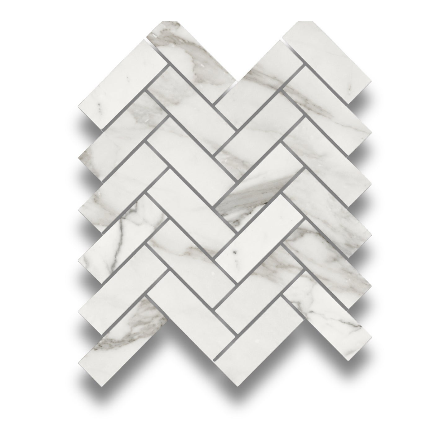 Stone Marble Calacatta Brick Wave