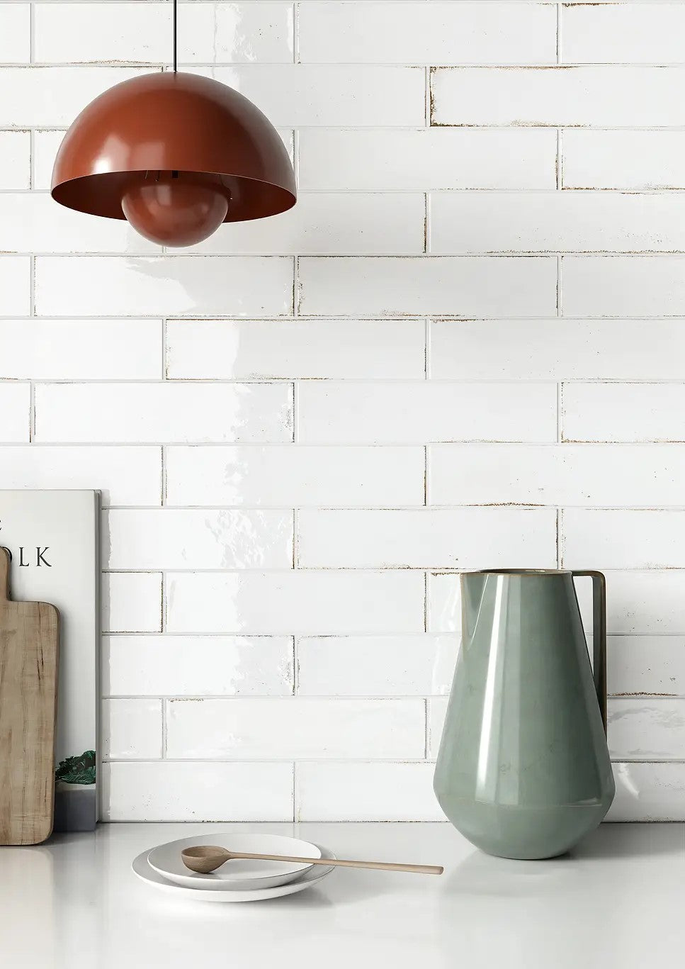 Fusion Brick Bianco