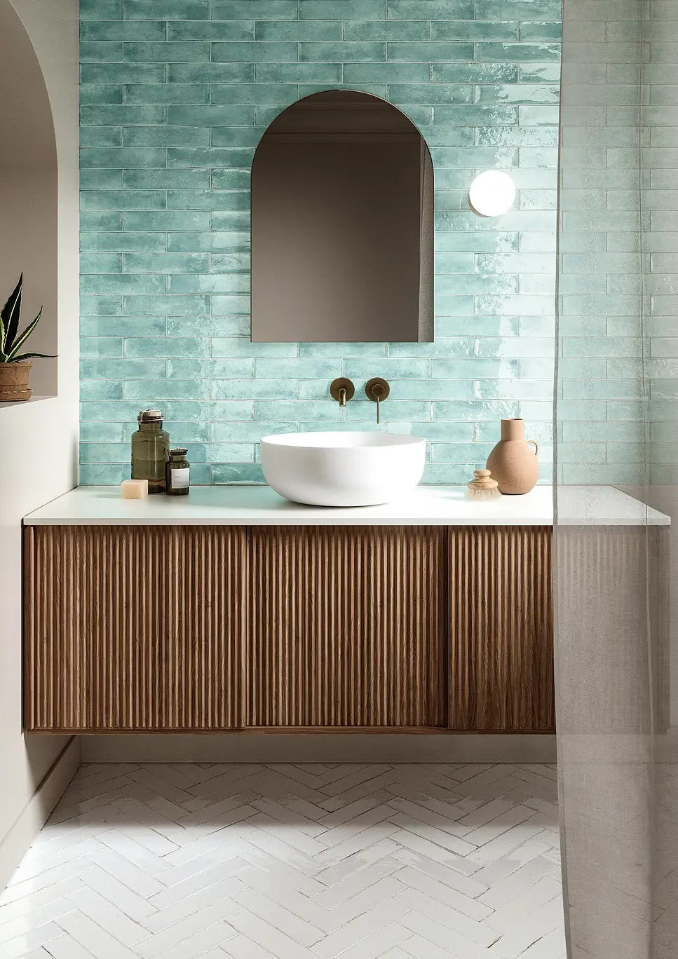Fusion Brick Bianco