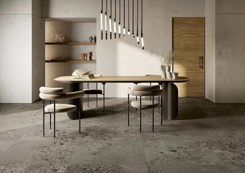 I Cocci Siciliani Nero Matt 600x600mm