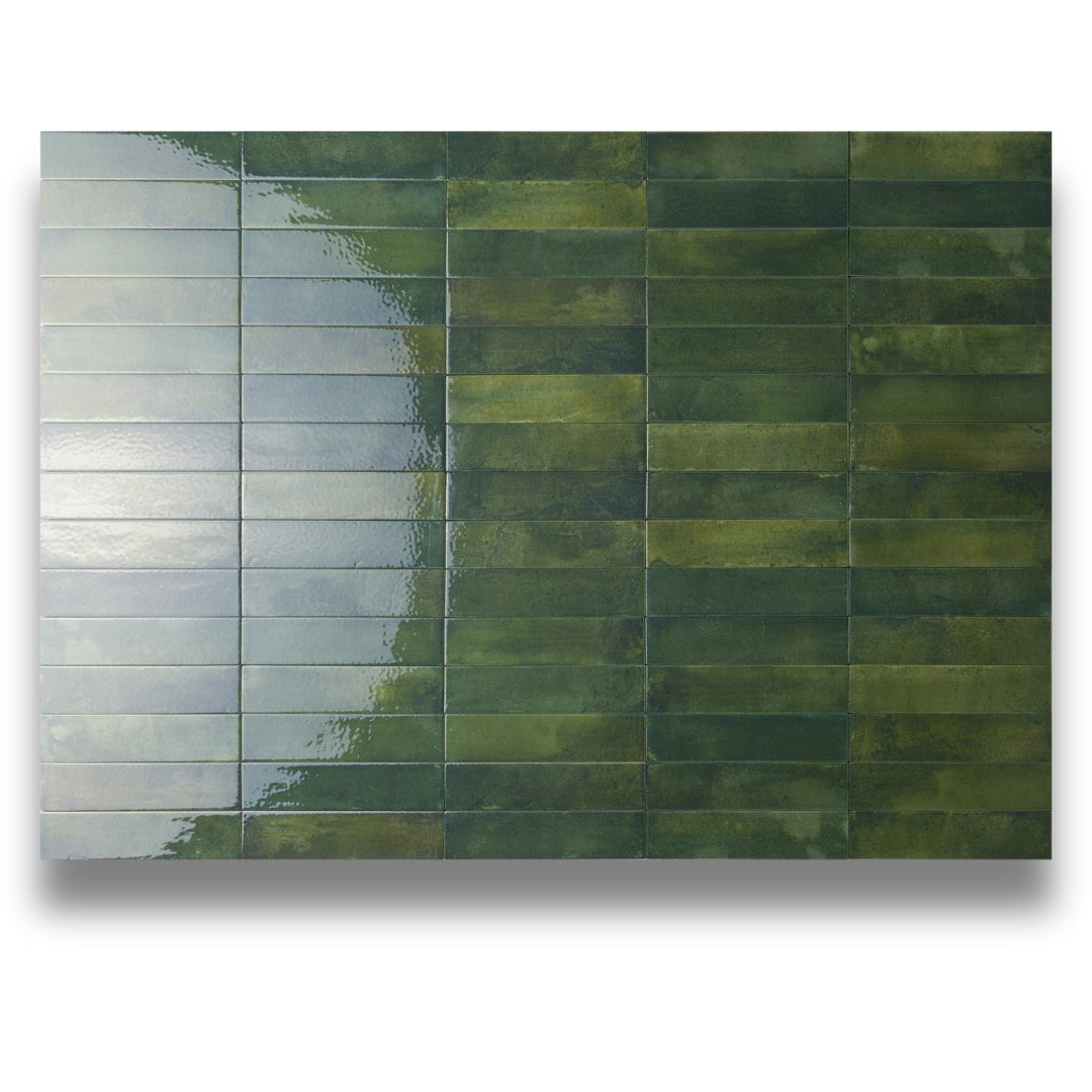 Java Green Tile Mojave Green Brick – Tile Bazaar
