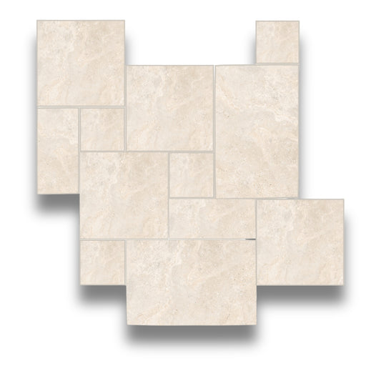 Pietra Rapolano Ivory French Pattern
